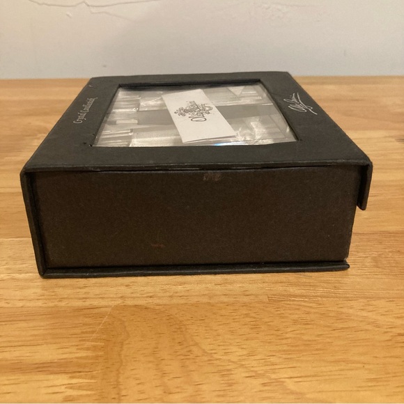 2 Crystal Candle Holders Oleg Cassini Kelly 4” Tall Clear Candlestick Set - Picture 15 of 16